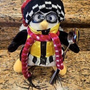 Hugsy Plush Penguin Friends TV Show 90s nostalgic Joey Tribbiani 10.5 inches Bed